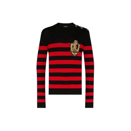 BALMAIN Sweaters Men Red