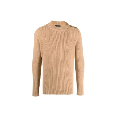 A.P.C Sweater Men Beige