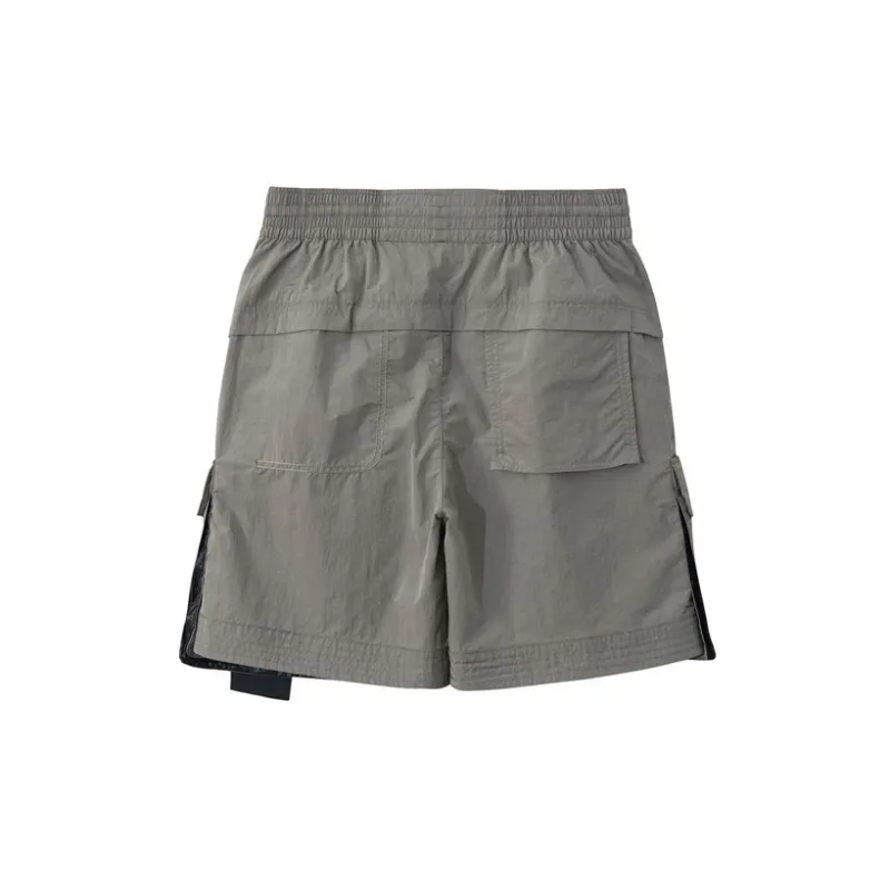 LiNing Sports Fashion Collection Sports Shorts Men Iron Asphalt Gray-1