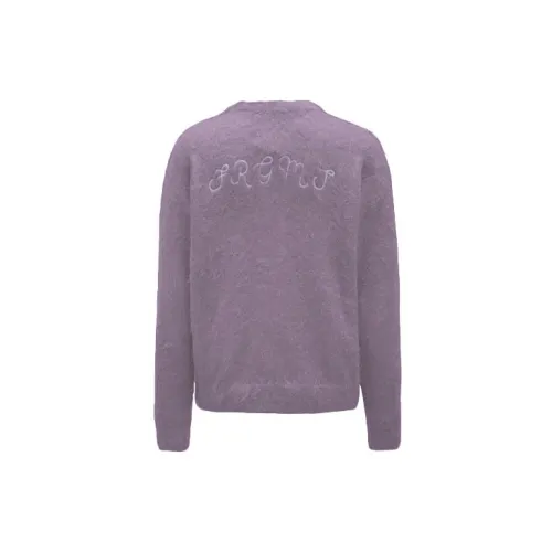 Moncler x Frgmt Hiroshi Fujiwara Unisex FW21 Logo Embroidery Sweater Purple