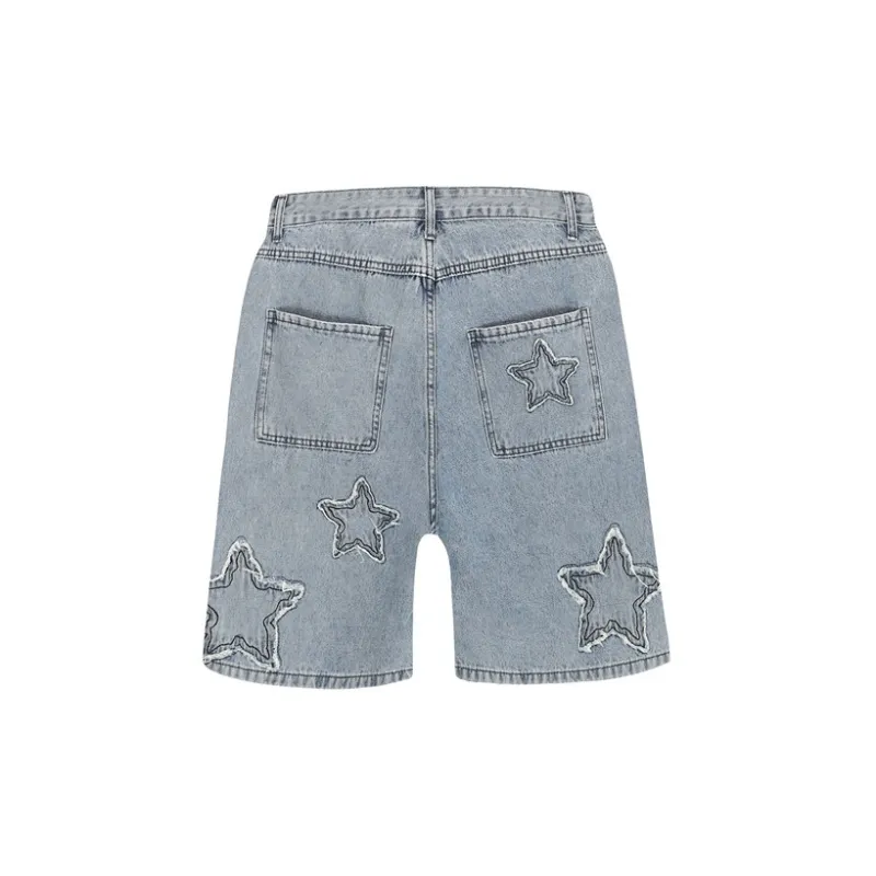 LKOD Loose Fit Shorts Unisex Blue-1