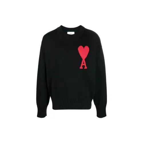 AMI SS22 Sweater Black Unisex 