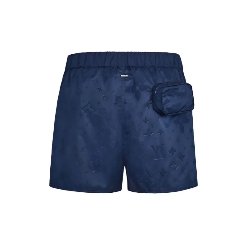 LOUIS VUITTON Casual Shorts Unisex Blue-1