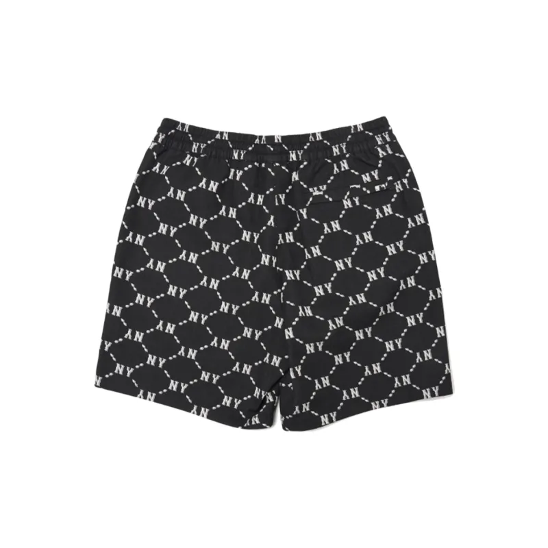 MLB Base Logo Casual Shorts Unisex Black-1