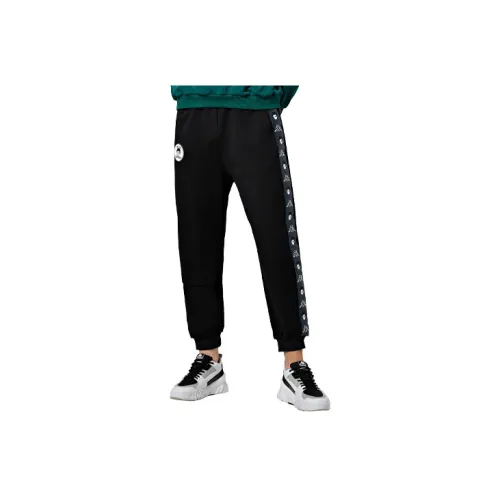 Kappa Knitted Sweatpants Men Black