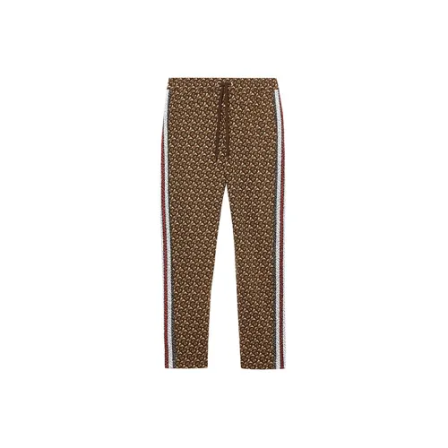 Burberry Knitted Sweatpants Men Dark Brown