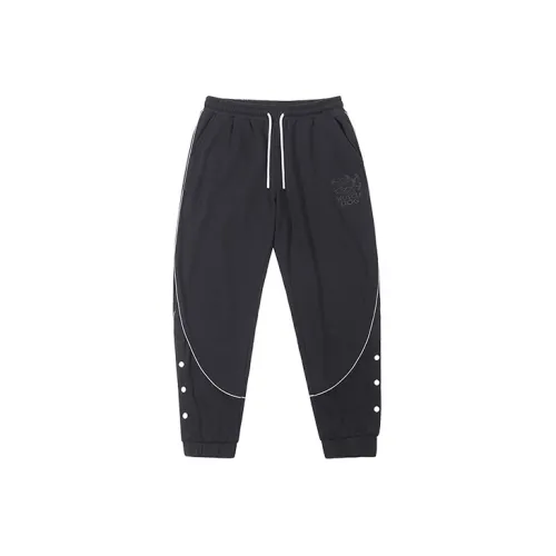 Muscle Dog Knitted Sweatpants Men Black