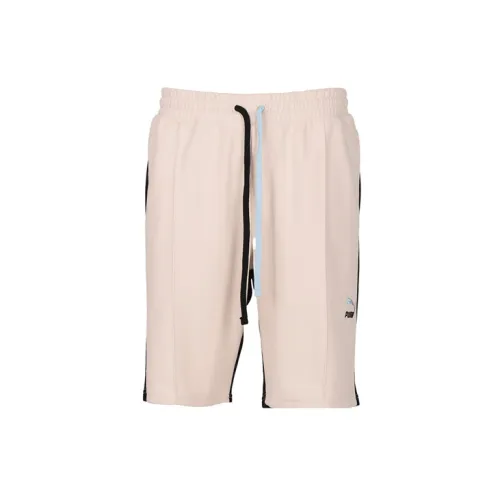 PUMA Culture Maker Logo Casual Shorts Men Pink