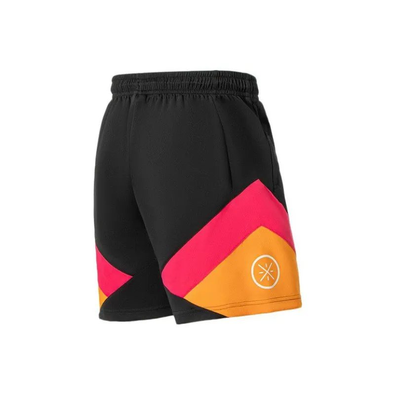 LiNing Casual Shorts Men's Black Red-1
