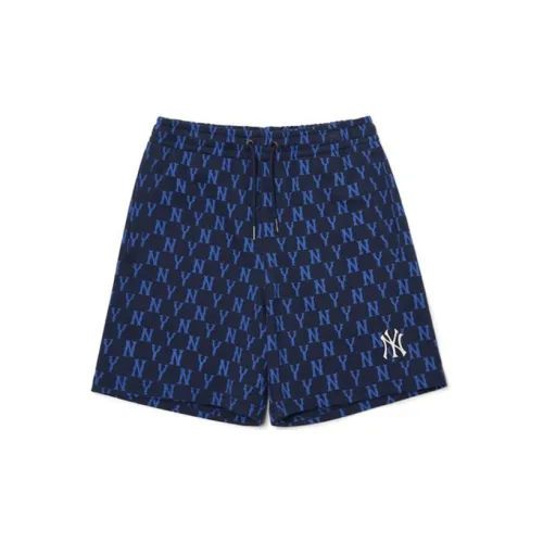 MLB Base Logo Casual Shorts Unisex Blue