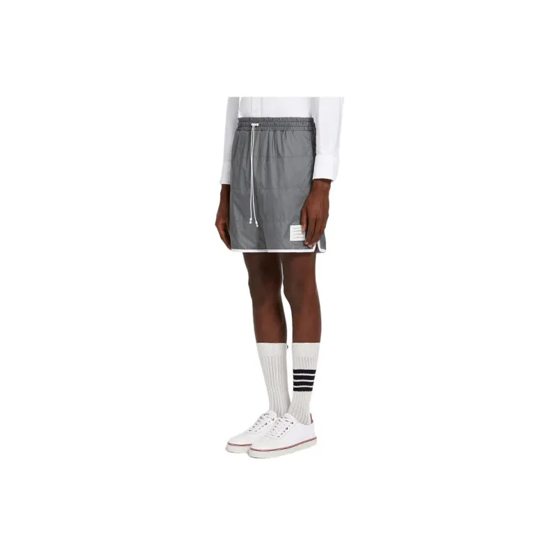 THOM BROWNE Ripstop Drawstring Track Shorts-2