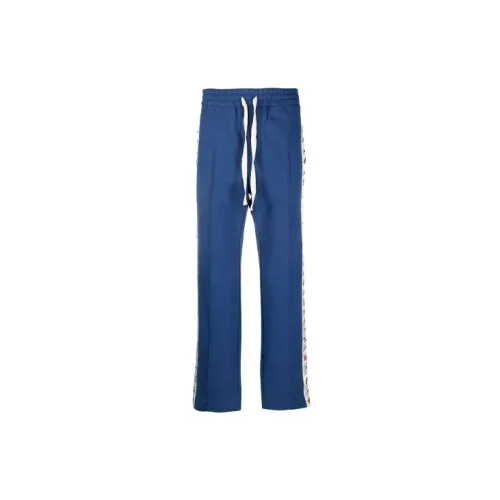 CASABLANCA Knitted Sweatpants Men Blue