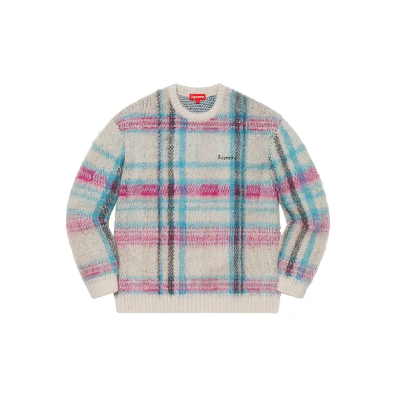 Supreme Brushed Plaid Bomber sweater - Cheap Rcj Jordan Outlet 