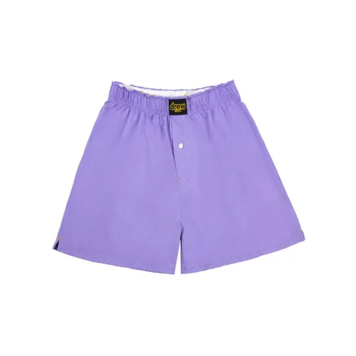 Drew House Letter Logo Series Casual Shorts Unisex Lavender