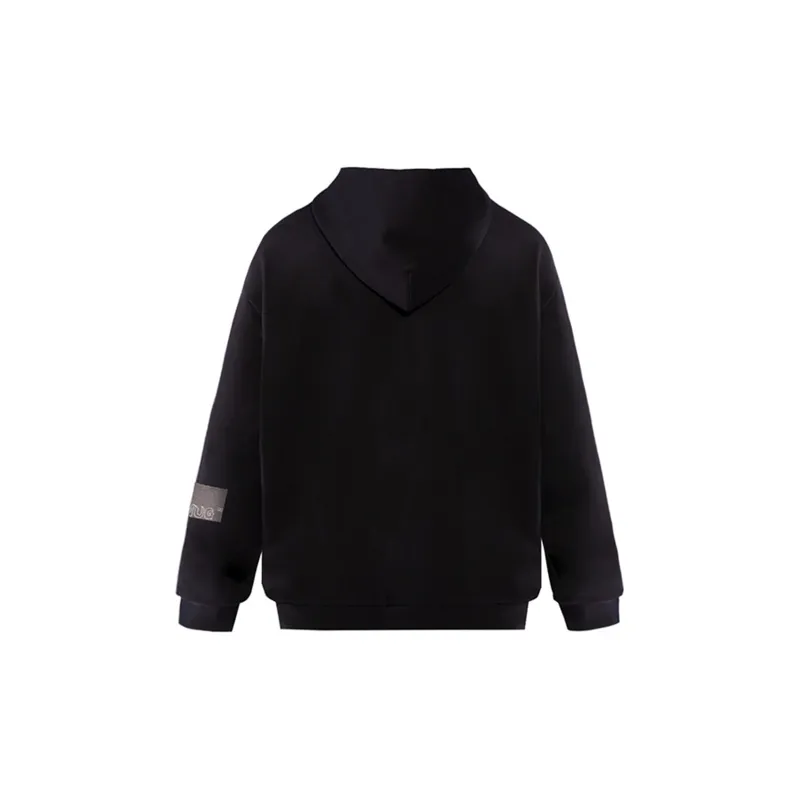 YLDP SS22 Hooded Loose Fit Sweatshirt Spring Fall Winter Unisex Black-1
