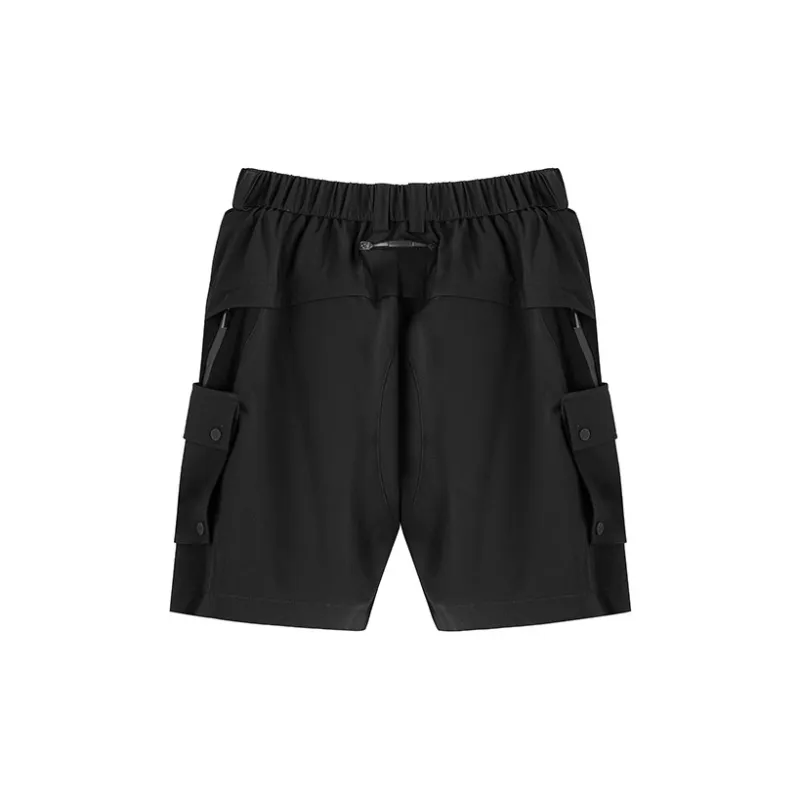 NORVINCY Urban Techwear Badge Cargo Shorts Unisex-1