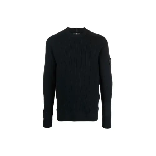 STONE ISLAND Sweaters Men Charcoal Gray