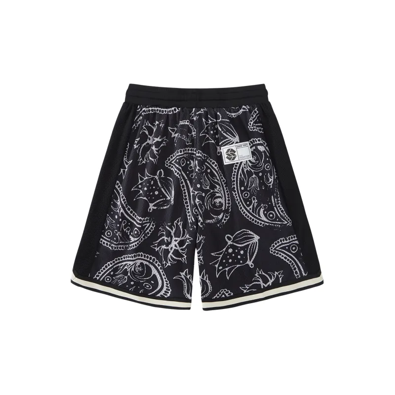 SandKnit Loose Fit Shorts Unisex Graphite Black-1