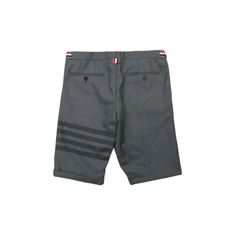 THOM BROWNE 4 Bar Wool blend Shorts-1