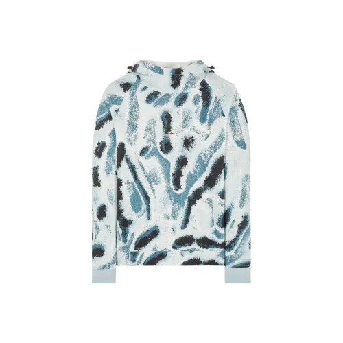 STONE ISLAND SS23 Marina Sweatshirts Men Camouflage Blue