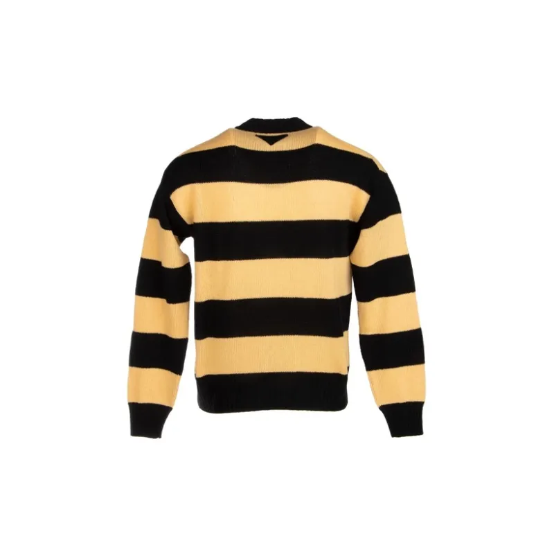 PRADA Cashmere Sweaters Men Yellow-1