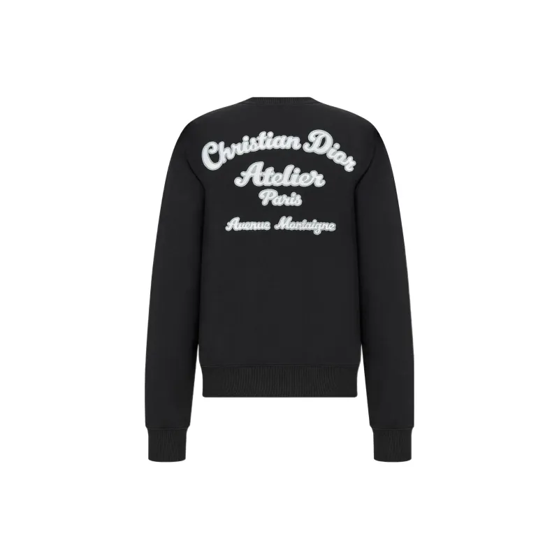 DIOR Quarterly New Products Sweatshirts Men Black-1