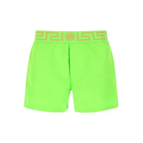 VERSACE Casual Shorts Men Neon Green