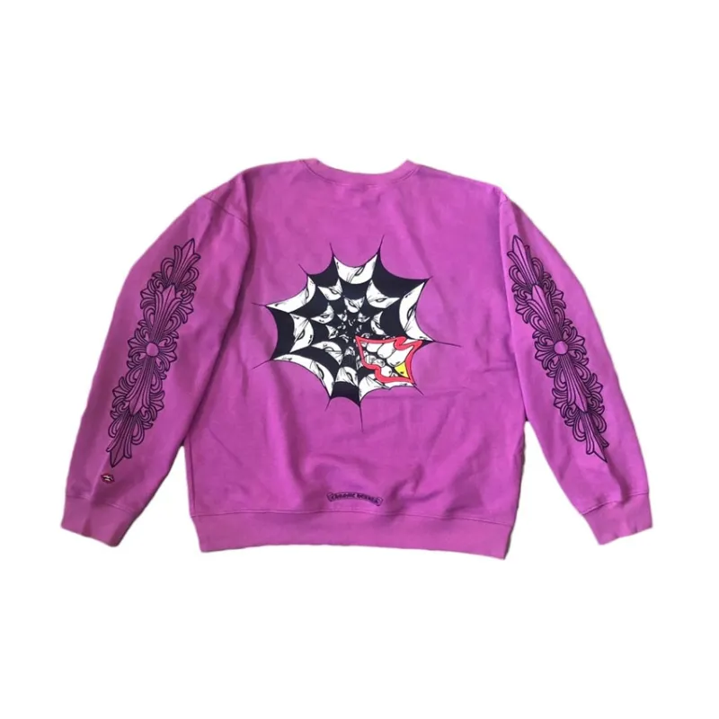 Chrome Hearts Matty Boy Spider Web L/S T-shirt - POIZON