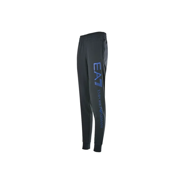 EMPORIO ARMANI EA7 Knitted Sweatpants Men Dark Blue-2