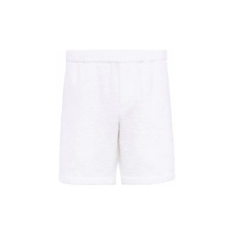 PRADA Triangle-logo Terrycloth Shorts-0