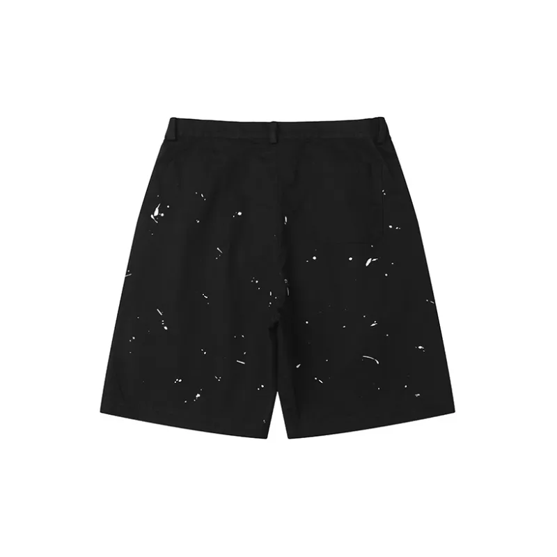 COUNTRY MOMENT Loose Fit Shorts Men's Black-1