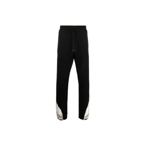 Marcelo Burlon Knitted Sweatpants Men Black