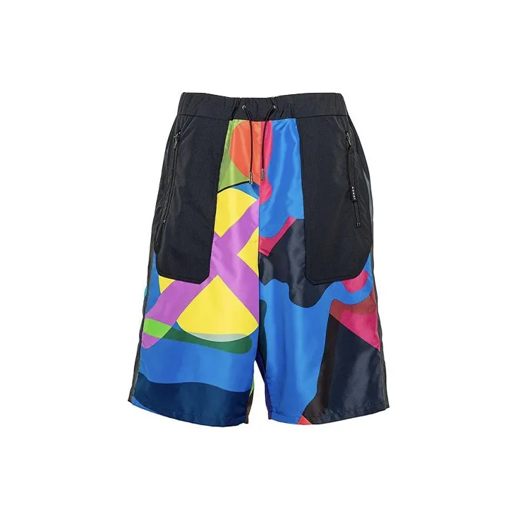 KAWS X Sacai Track Shorts-1