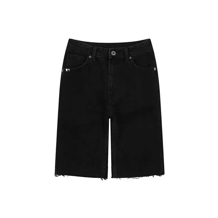 MLB Denim Shorts Unisex Black-1