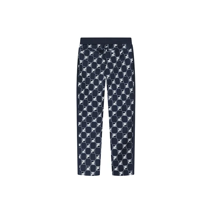 FILA Athletics Knitted Sweatpants Men Blue-1