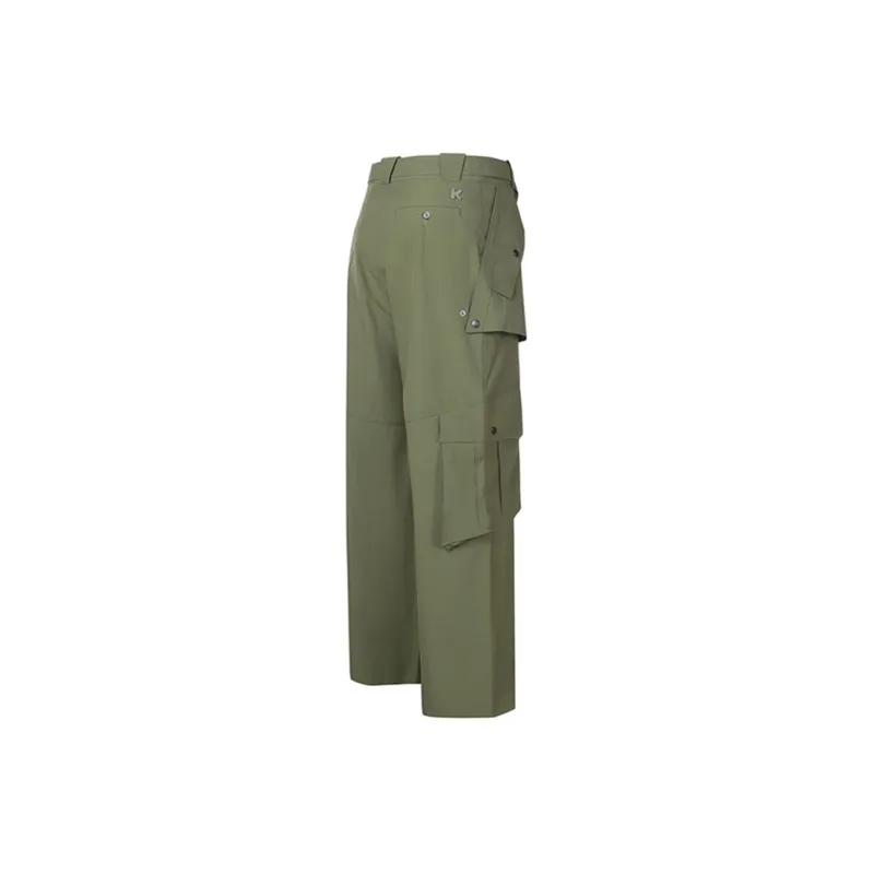 KENZO Cargo Pants Men Army Green-2