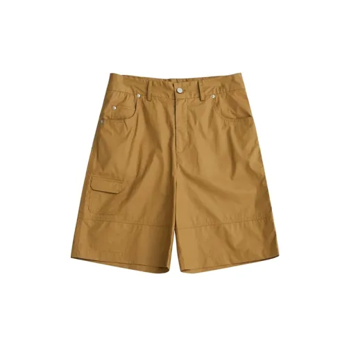 NEVERSEEZ Cargo Shorts Men Khaki