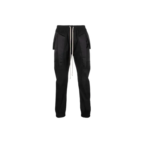 RICK OWENS Knitted Sweatpants Men Black