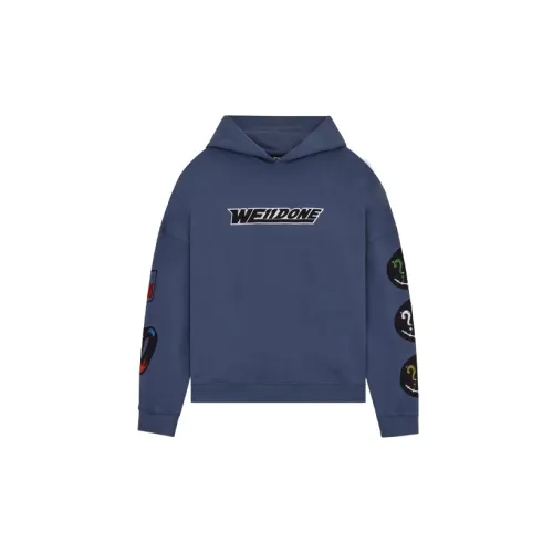 WE11DONE Sweatshirts Unisex Marine Blue