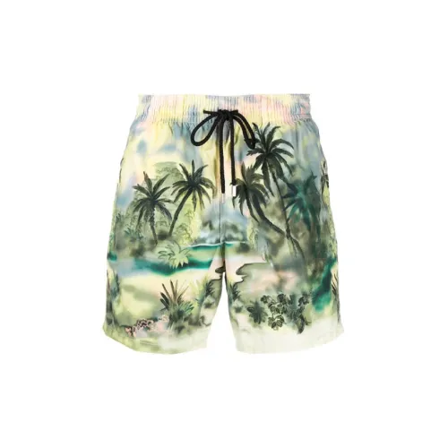 PALM ANGELS X Vilebrequin Collection Casual Shorts Men Multicolor