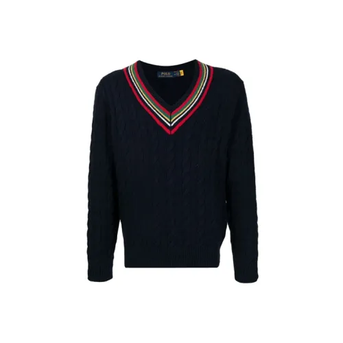 Polo Ralph Lauren Cashmere Sweaters Men Blue