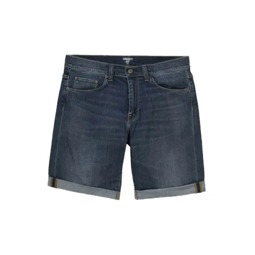 Carhartt WIP Denim Shorts Men Dark Blue