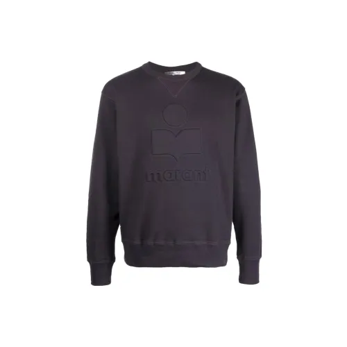 ISABEL MARANT Sweatshirts Men Purple-Brown