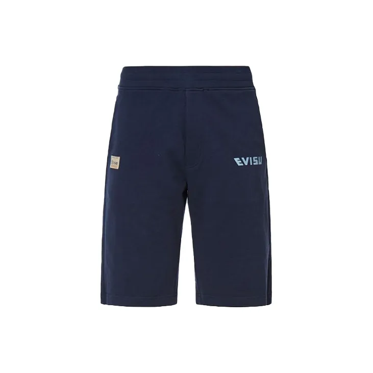 EVISU Casual Shorts Men Dark Blue-1