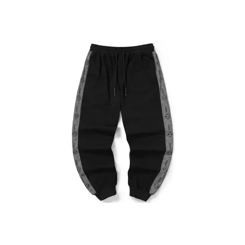 GENANX Knitted Sweatpants Unisex Black