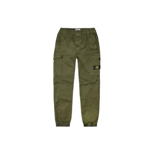 STONE ISLAND Cargo Pants Men Army Green