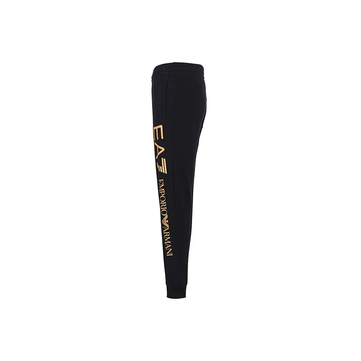 EMPORIO ARMANI Logo Printed Tapered Track Pants-2