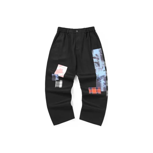 BIRDTALK Casual Pants Unisex Black