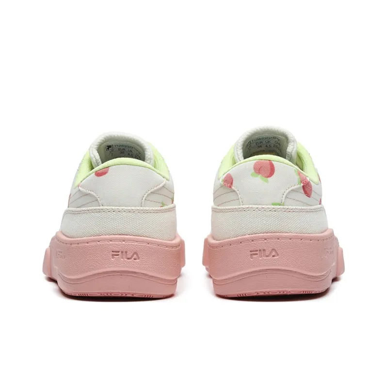 FILA FUSION FLIP Low Top Skateboard Shoes Women's White Coral-3
