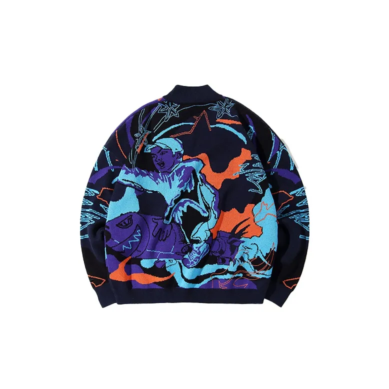 LINING Sweaters Unisex Wasteland Blue-1